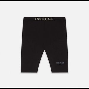 NEW w/tags. Essentials Fog black biker shorts sz S